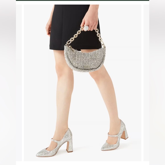 NWT! Kate Spade Smile Tweed Crossbody bag - Picture 2 of 9